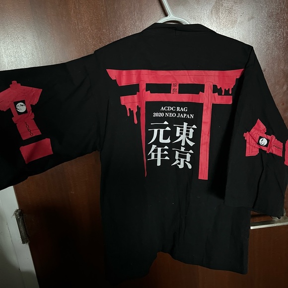NWT 2020 Limited Release ACDC RAG Haori/Kimono Jacket - Picture 2 of 7